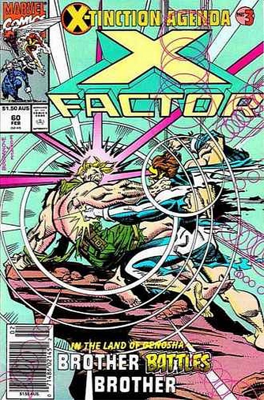 Cover of X-Factor (Vol 1) #60. One of 250,000 Vintage American Comics on sale from Krypton!