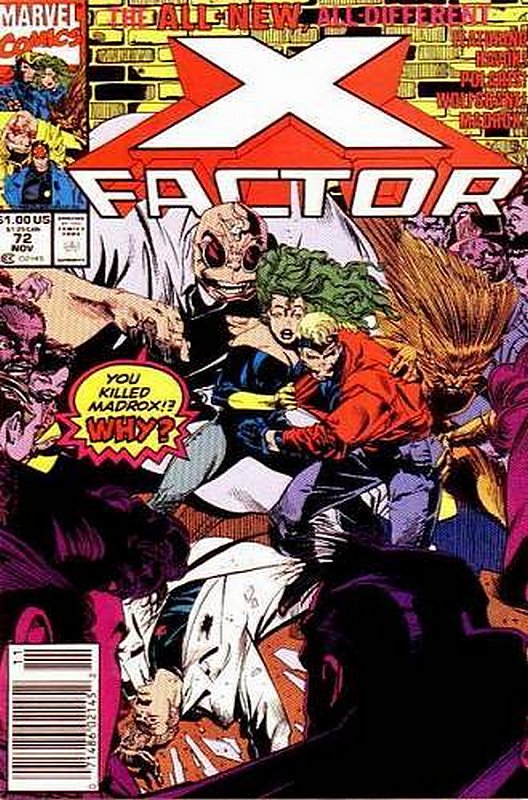 Cover of X-Factor (Vol 1) #72. One of 250,000 Vintage American Comics on sale from Krypton!