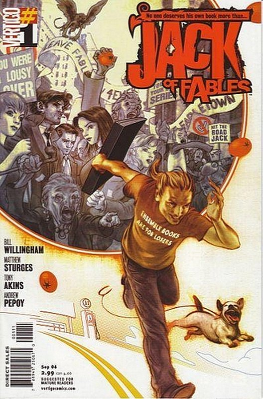 Cover of Jack of Fables (Vol 1) #1. One of 250,000 Vintage American Comics on sale from Krypton!