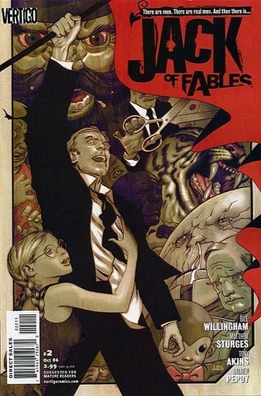 Cover of Jack of Fables (Vol 1) #2. One of 250,000 Vintage American Comics on sale from Krypton!