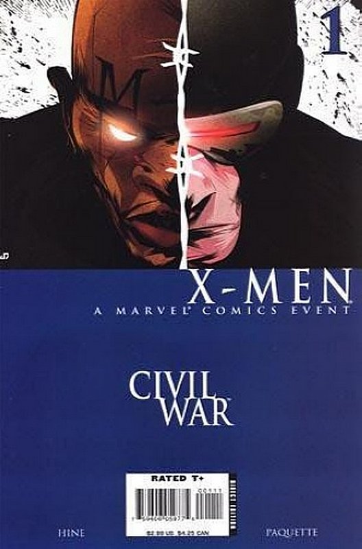 Cover of Civil War: X-Men (2006 Ltd) #1. One of 250,000 Vintage American Comics on sale from Krypton!