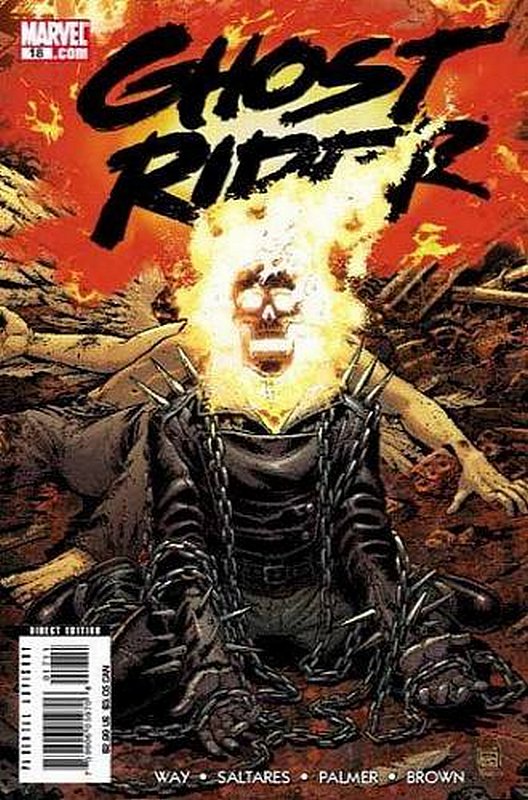 Cover of Ghost Rider (Vol 3) #18. One of 250,000 Vintage American Comics on sale from Krypton!