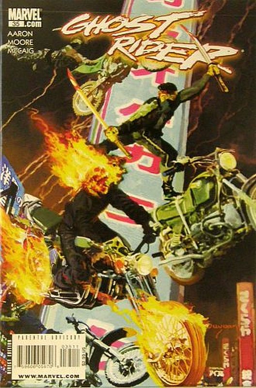 Cover of Ghost Rider (Vol 3) #35. One of 250,000 Vintage American Comics on sale from Krypton!