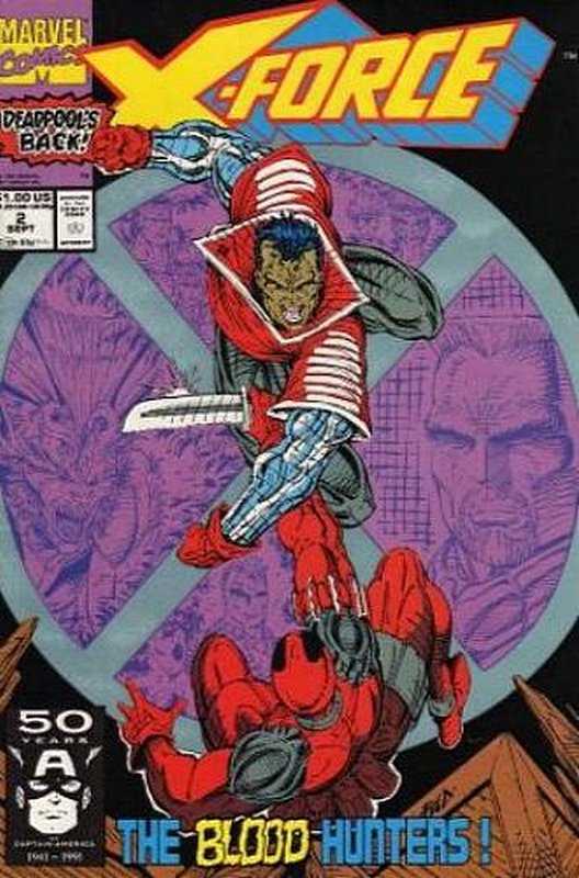 2nd Deadpool<br> Cover of X-Force (Vol 1) #2. One of 250,000 Vintage American Comics on sale from Krypton!