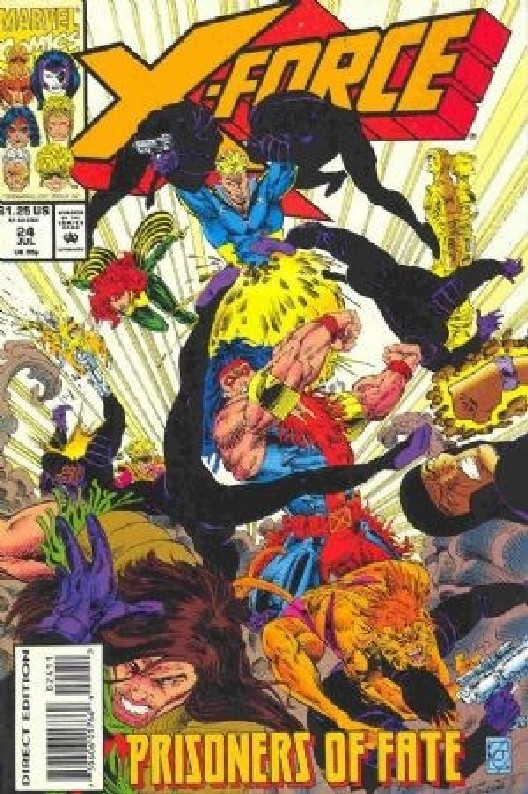 Cover of X-Force (Vol 1) #24. One of 250,000 Vintage American Comics on sale from Krypton!