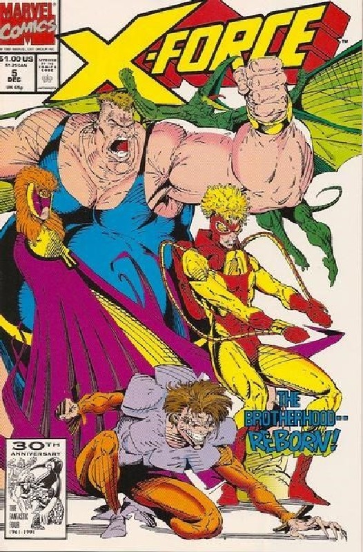 Cover of X-Force (Vol 1) #5. One of 250,000 Vintage American Comics on sale from Krypton!