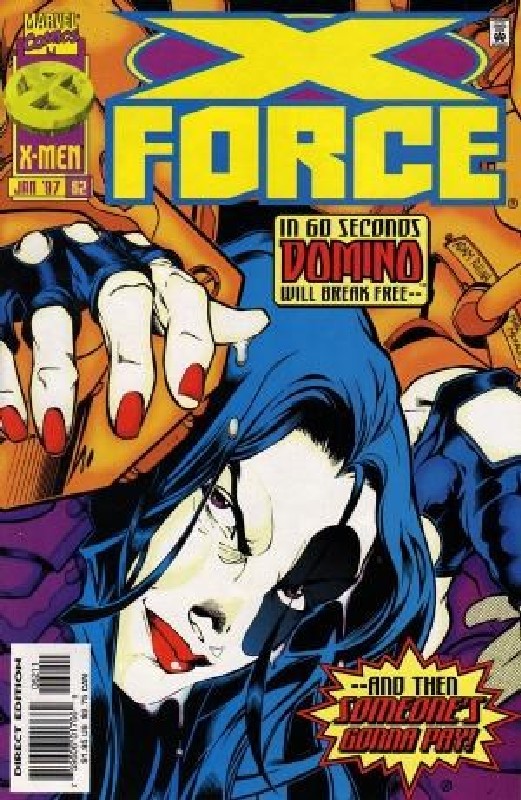 Cover of X-Force (Vol 1) #62. One of 250,000 Vintage American Comics on sale from Krypton!