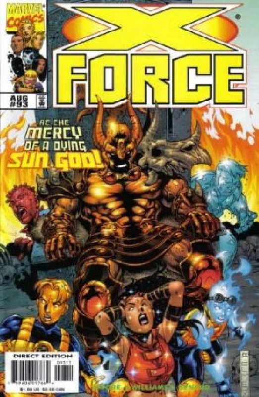 Cover of X-Force (Vol 1) #93. One of 250,000 Vintage American Comics on sale from Krypton!