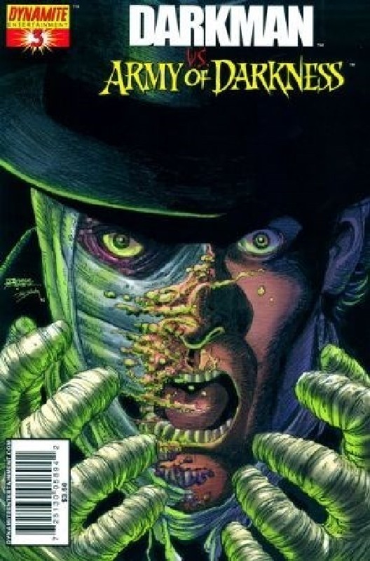 Cover of Darkman vs Army of Darkness #3. One of 250,000 Vintage American Comics on sale from Krypton!