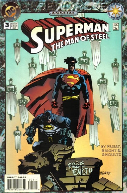Cover of Superman: Man of Steel Annual #3. One of 250,000 Vintage American Comics on sale from Krypton!
