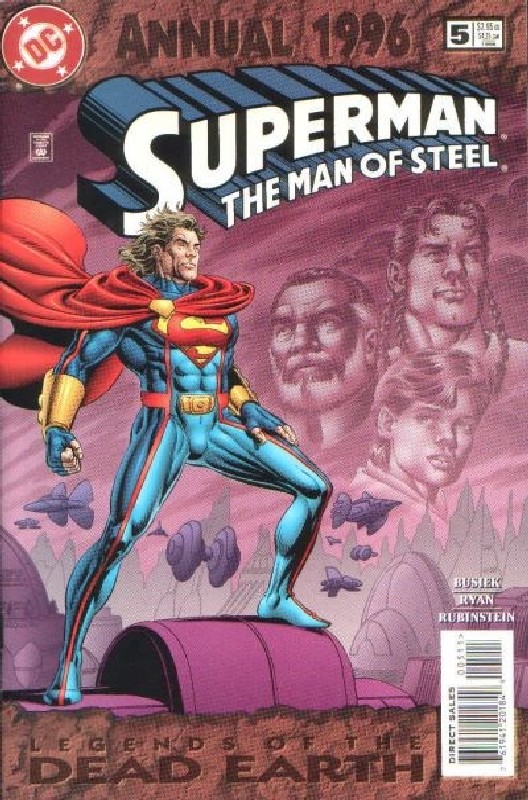 Cover of Superman: Man of Steel Annual #5. One of 250,000 Vintage American Comics on sale from Krypton!