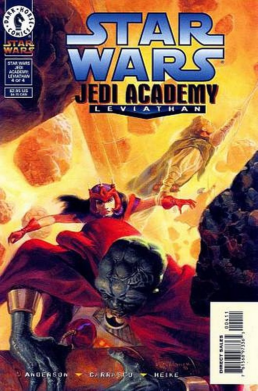 Cover of Star Wars: Jedi Academy - Leviathan #4. One of 250,000 Vintage American Comics on sale from Krypton!