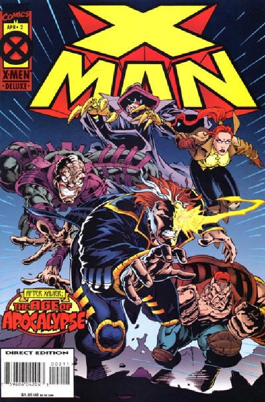 Cover of X-Man #2. One of 250,000 Vintage American Comics on sale from Krypton!