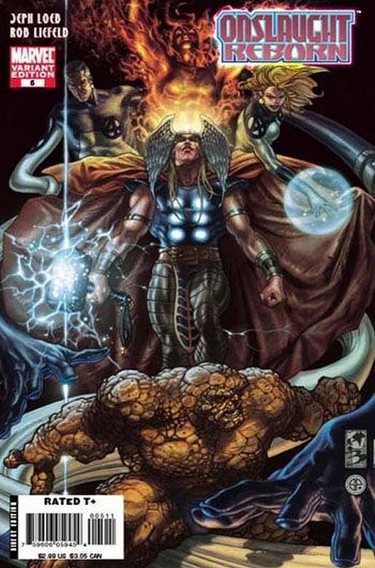 Cover of Onslaught Reborn (2007 Ltd) #5. One of 250,000 Vintage American Comics on sale from Krypton!