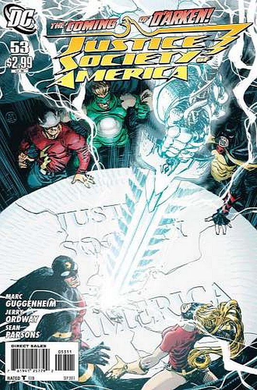 Cover of Justice Society of America (Vol 2) #53. One of 250,000 Vintage American Comics on sale from Krypton!