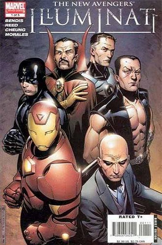 Cover of New Avengers: Illuminati #1. One of 250,000 Vintage American Comics on sale from Krypton!