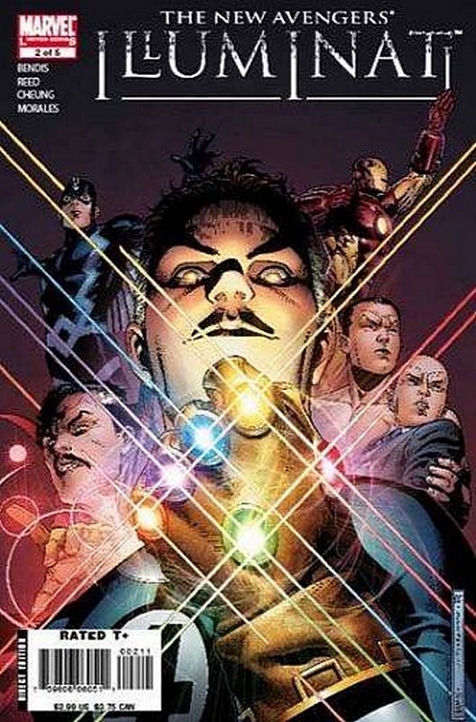 Cover of New Avengers: Illuminati #2. One of 250,000 Vintage American Comics on sale from Krypton!
