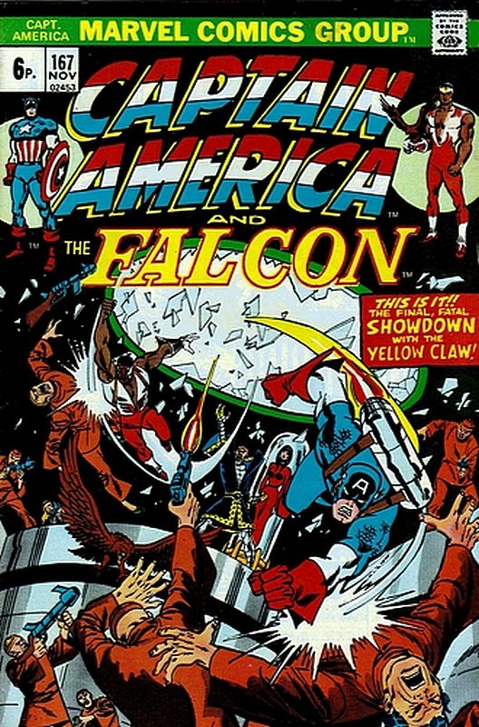 Cover of Captain America (Vol 1) #167. One of 250,000 Vintage American Comics on sale from Krypton!