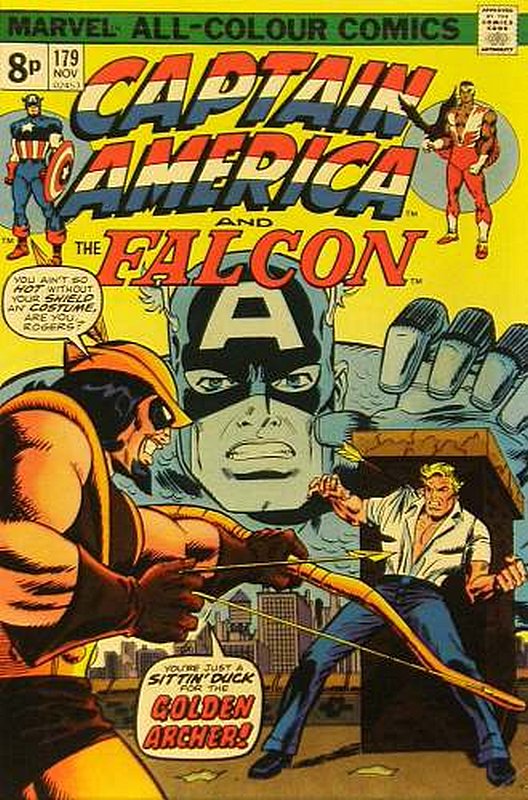 Cover of Captain America (Vol 1) #179. One of 250,000 Vintage American Comics on sale from Krypton!