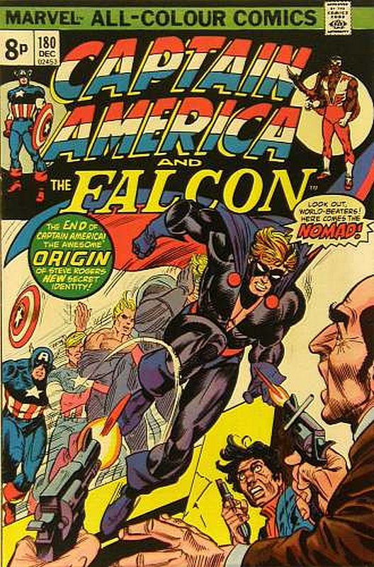 Cover of Captain America (Vol 1) #180. One of 250,000 Vintage American Comics on sale from Krypton!