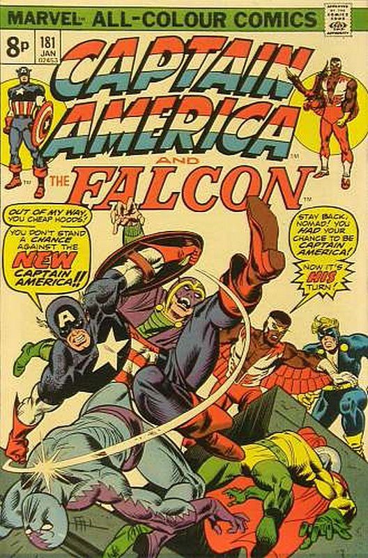 Cover of Captain America (Vol 1) #181. One of 250,000 Vintage American Comics on sale from Krypton!