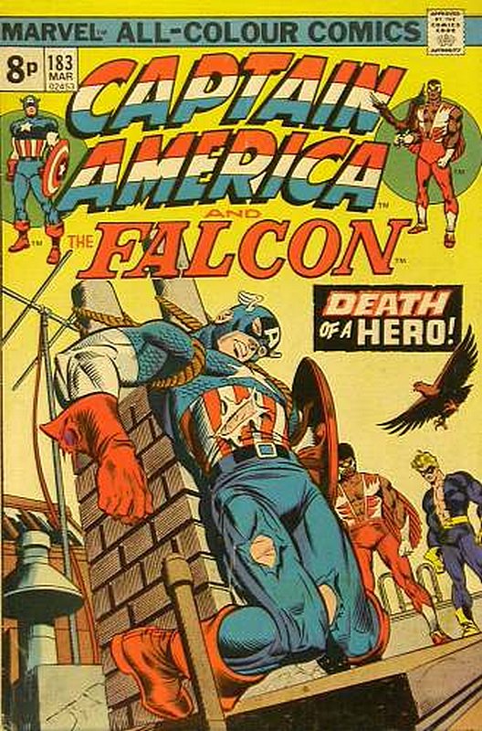 Cover of Captain America (Vol 1) #183. One of 250,000 Vintage American Comics on sale from Krypton!