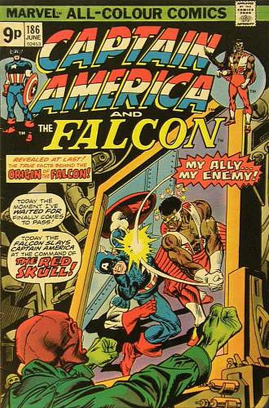 Cover of Captain America (Vol 1) #186. One of 250,000 Vintage American Comics on sale from Krypton!