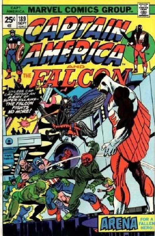 Cover of Captain America (Vol 1) #189. One of 250,000 Vintage American Comics on sale from Krypton!