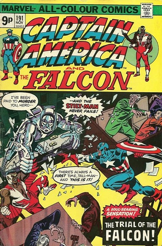 Cover of Captain America (Vol 1) #191. One of 250,000 Vintage American Comics on sale from Krypton!