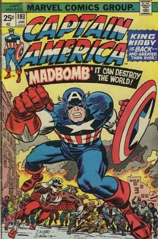 Cover of Captain America (Vol 1) #193. One of 250,000 Vintage American Comics on sale from Krypton!