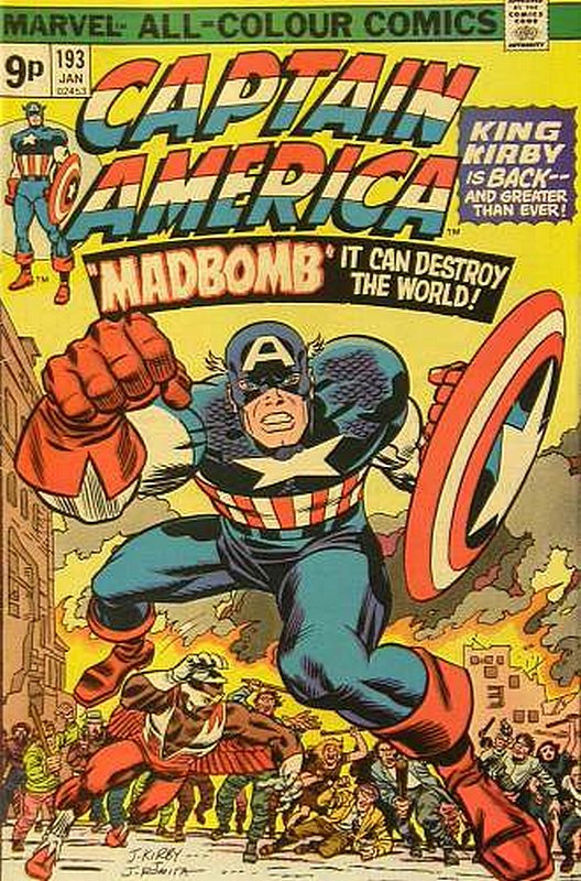 Cover of Captain America (Vol 1) #193. One of 250,000 Vintage American Comics on sale from Krypton!