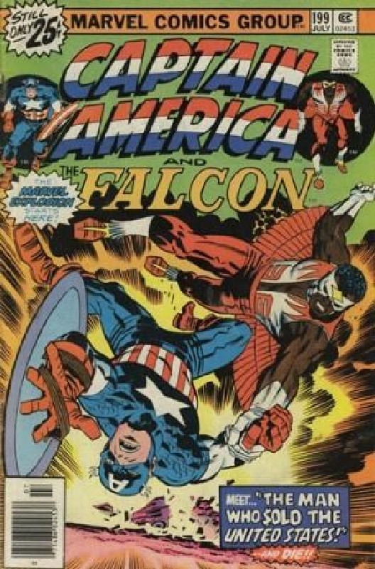 Cover of Captain America (Vol 1) #199. One of 250,000 Vintage American Comics on sale from Krypton!
