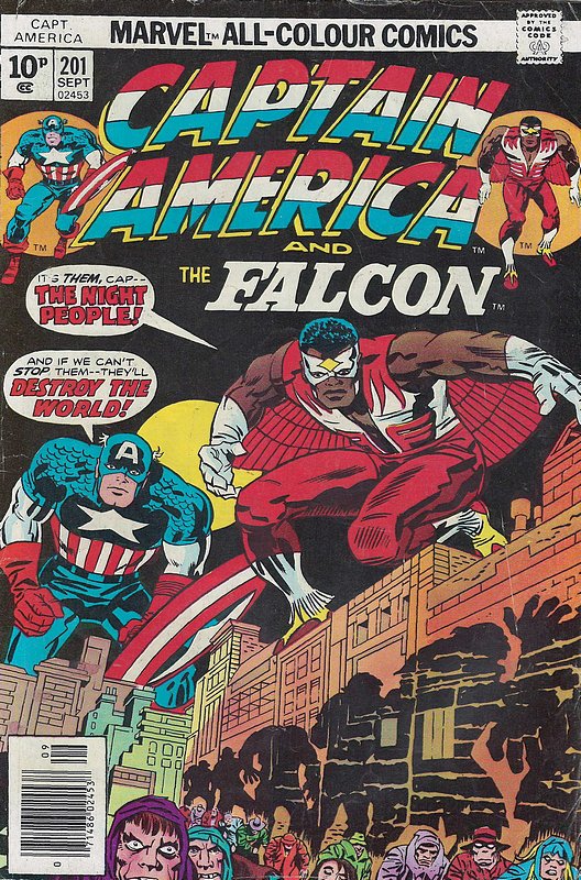 Cover of Captain America (Vol 1) #201. One of 250,000 Vintage American Comics on sale from Krypton!