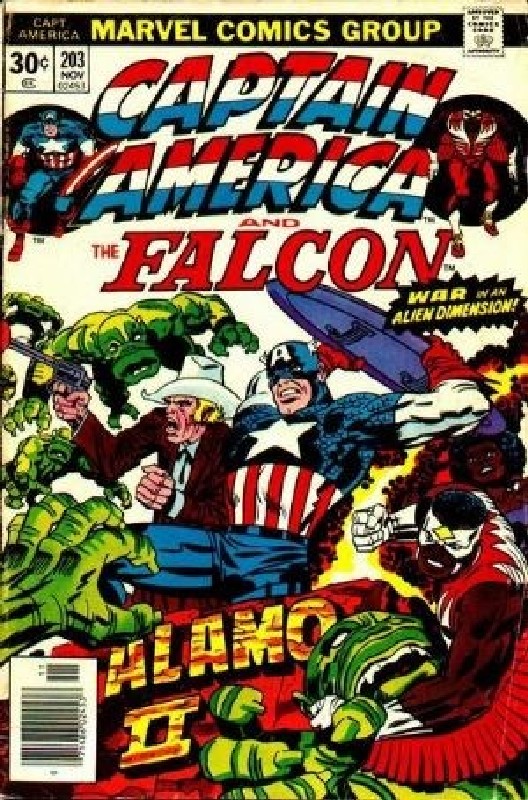 Cover of Captain America (Vol 1) #203. One of 250,000 Vintage American Comics on sale from Krypton!