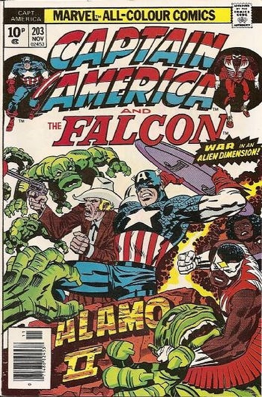 Cover of Captain America (Vol 1) #203. One of 250,000 Vintage American Comics on sale from Krypton!