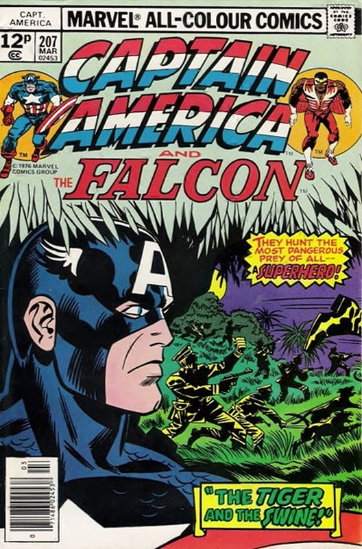Cover of Captain America (Vol 1) #207. One of 250,000 Vintage American Comics on sale from Krypton!