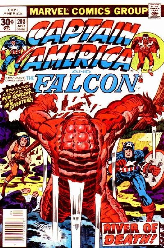 Cover of Captain America (Vol 1) #208. One of 250,000 Vintage American Comics on sale from Krypton!
