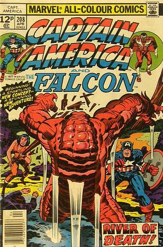 Cover of Captain America (Vol 1) #208. One of 250,000 Vintage American Comics on sale from Krypton!