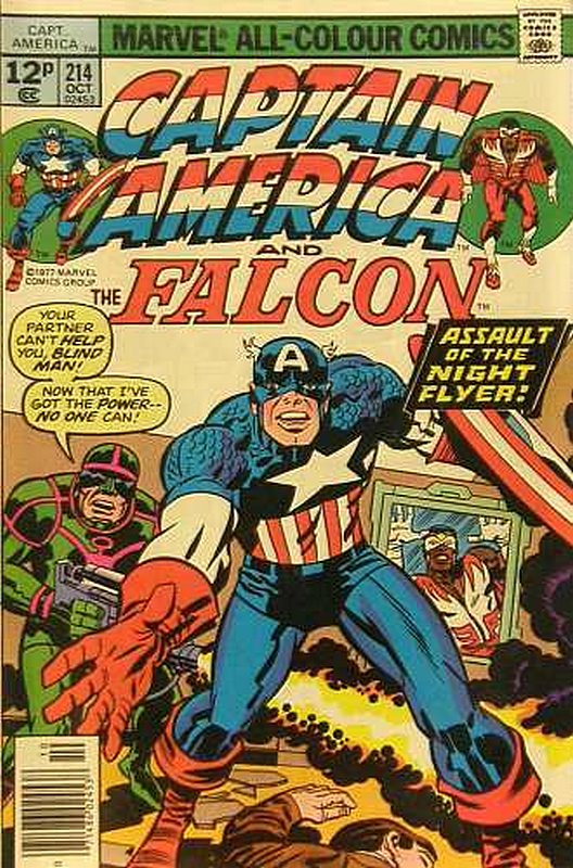 Cover of Captain America (Vol 1) #214. One of 250,000 Vintage American Comics on sale from Krypton!