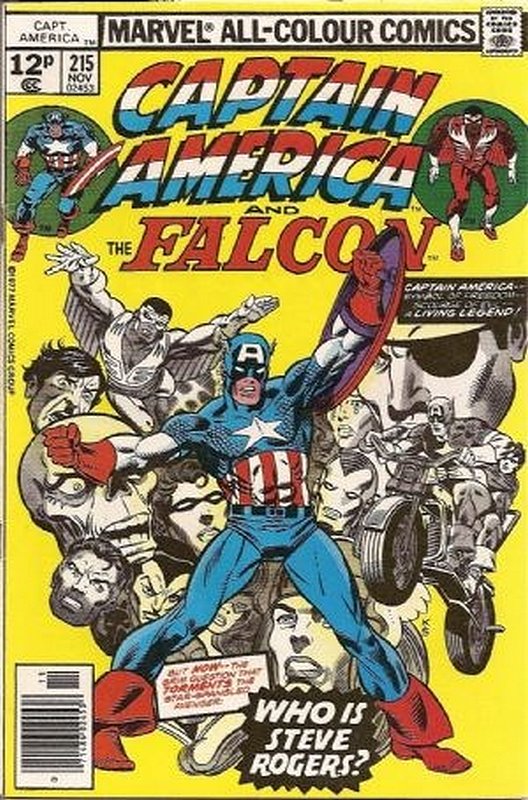 Cover of Captain America (Vol 1) #215. One of 250,000 Vintage American Comics on sale from Krypton!