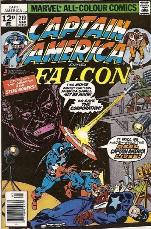 Cover of Captain America (Vol 1) #219. One of 250,000 Vintage American Comics on sale from Krypton!