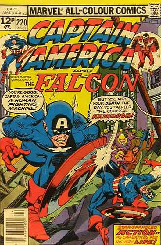 Cover of Captain America (Vol 1) #220. One of 250,000 Vintage American Comics on sale from Krypton!
