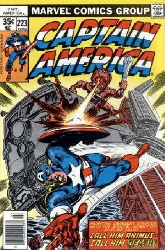 Cover of Captain America (Vol 1) #223. One of 250,000 Vintage American Comics on sale from Krypton!