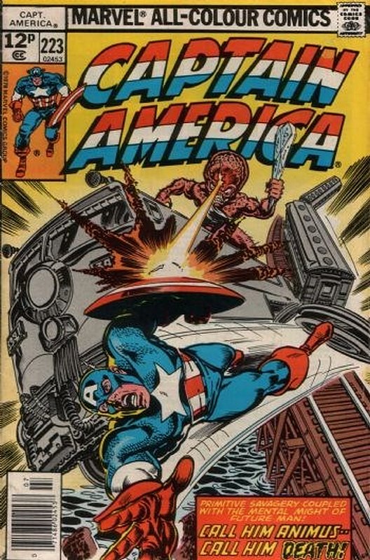 Cover of Captain America (Vol 1) #223. One of 250,000 Vintage American Comics on sale from Krypton!