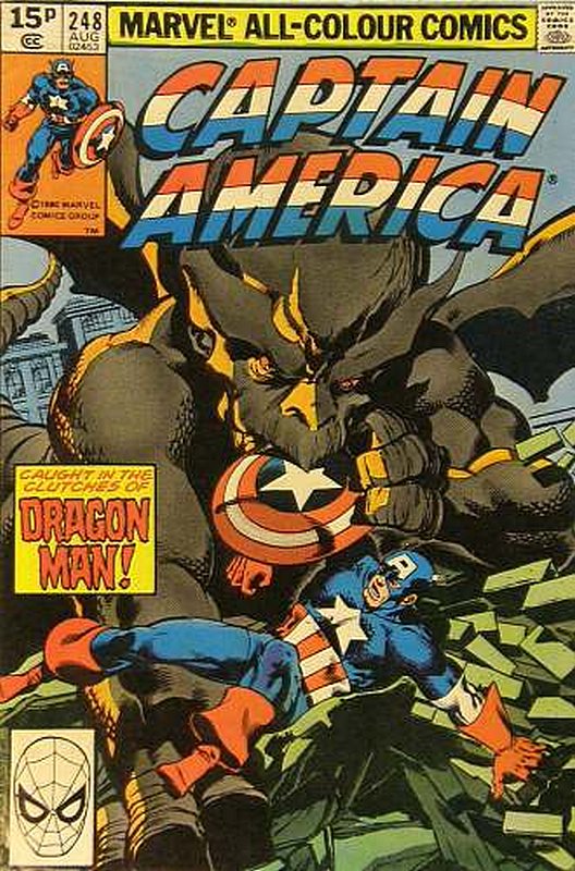 Cover of Captain America (Vol 1) #248. One of 250,000 Vintage American Comics on sale from Krypton!