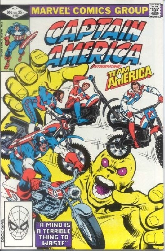 Cover of Captain America (Vol 1) #269. One of 250,000 Vintage American Comics on sale from Krypton!