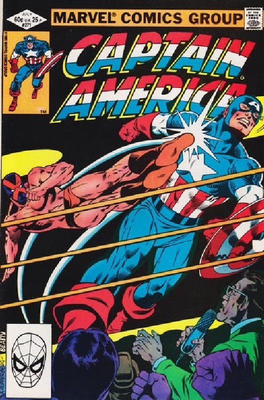 Cover of Captain America (Vol 1) #271. One of 250,000 Vintage American Comics on sale from Krypton!