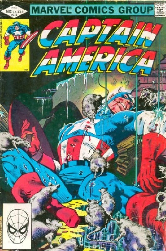 Cover of Captain America (Vol 1) #272. One of 250,000 Vintage American Comics on sale from Krypton!