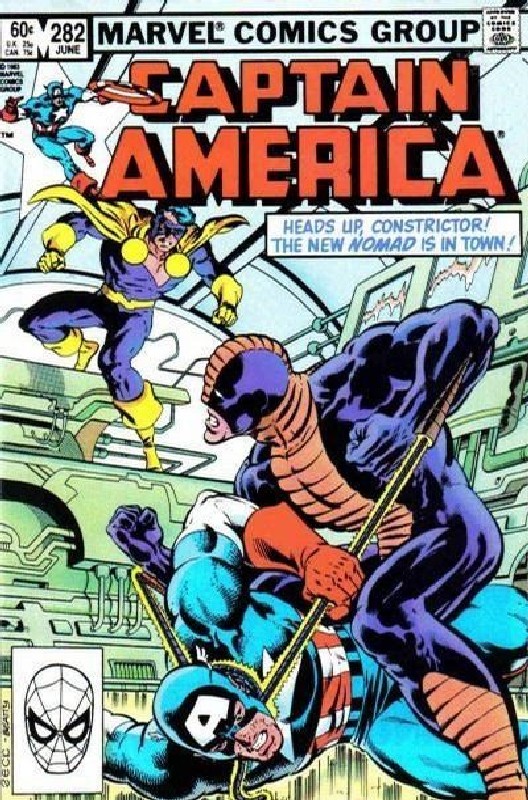 Cover of Captain America (Vol 1) #282. One of 250,000 Vintage American Comics on sale from Krypton!