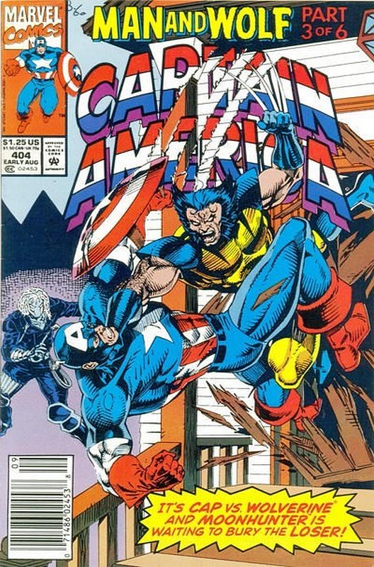 Cover of Captain America (Vol 1) #404. One of 250,000 Vintage American Comics on sale from Krypton!